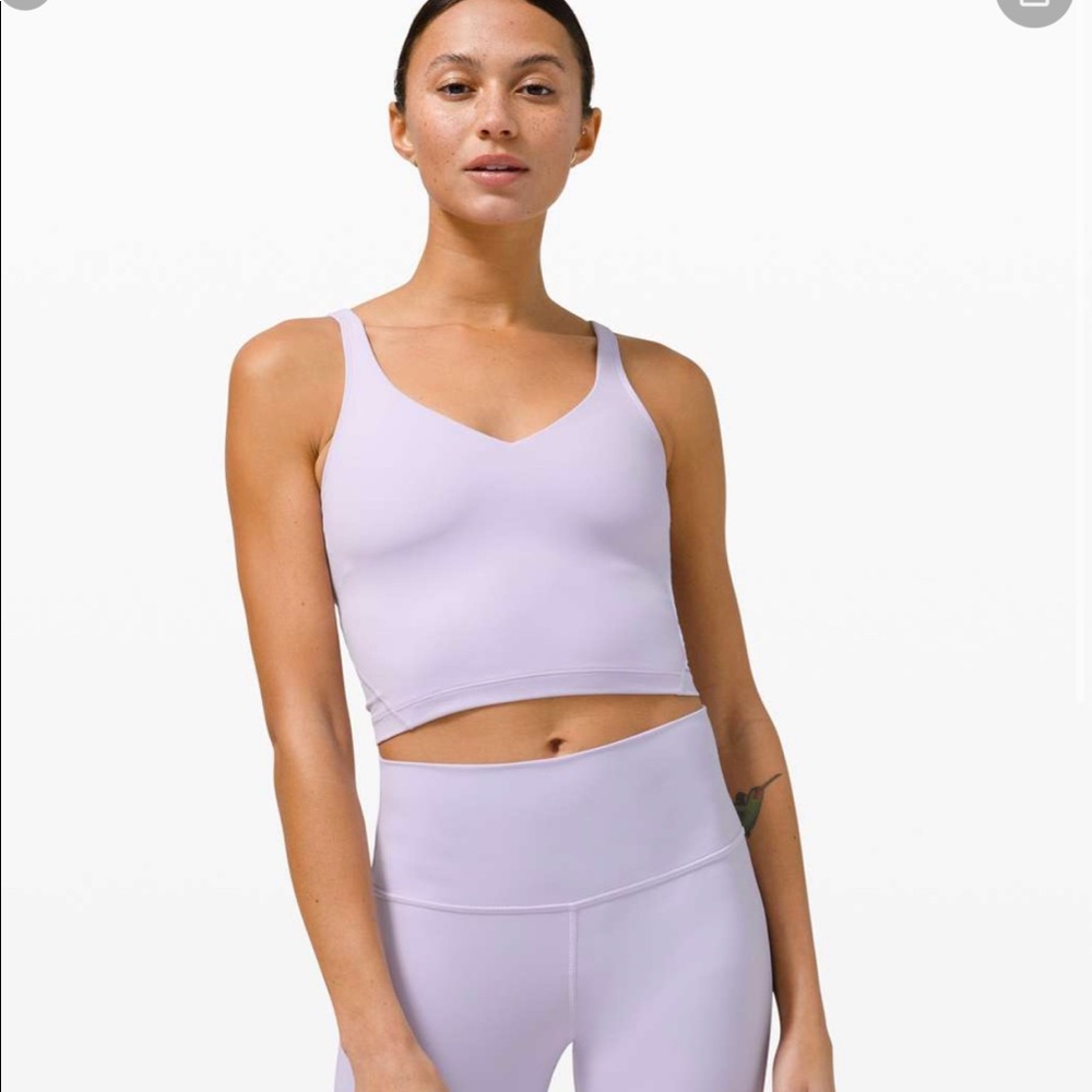 Lavender dew align tank